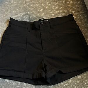 Active USA High Waist Black Shorts